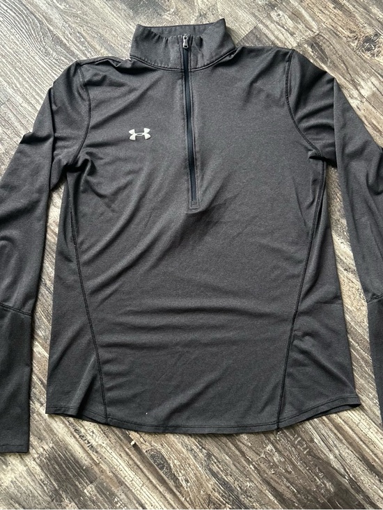 Under Armour Tops - Under Armour Heather Gray Performance 3 Quarter Zip Pullover